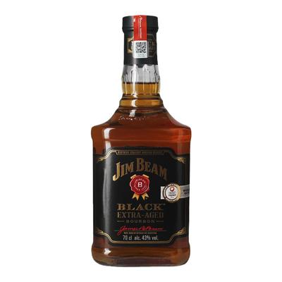 洋酒 美国进口JIM BEAM BLACK金宾波本威士忌黑牌700ml