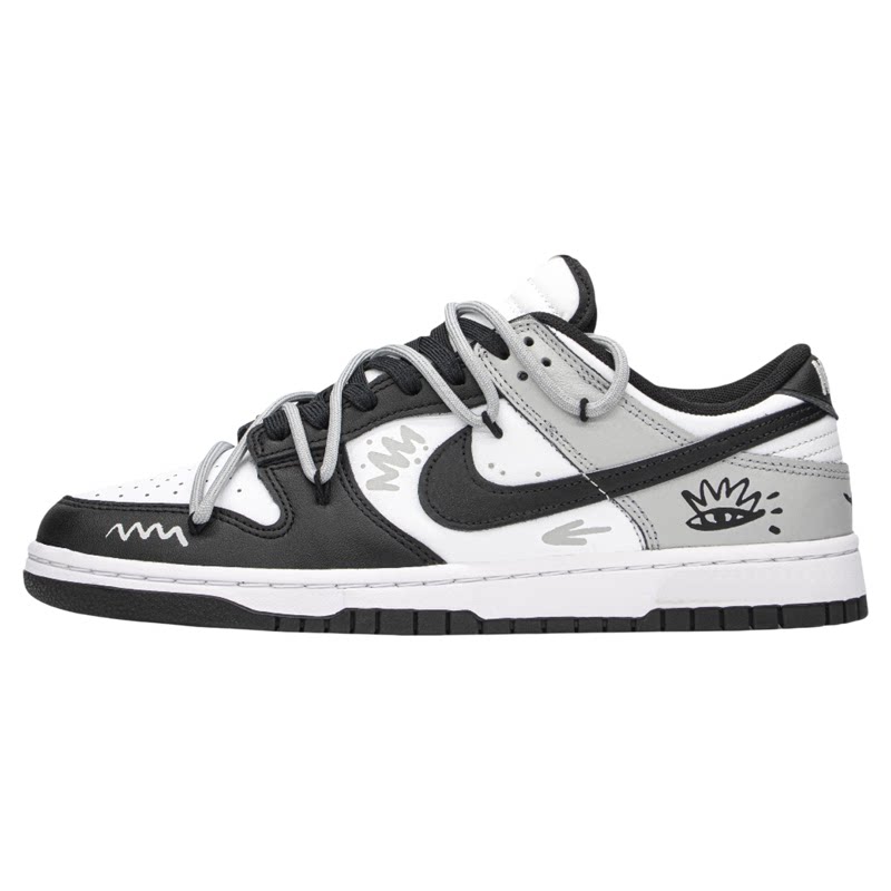Nike Dunk Low未来之眼 复古舒适百搭 低帮板鞋球鞋定制 男女同款