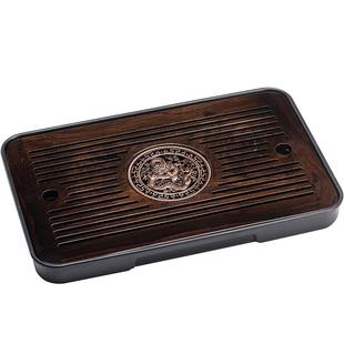 唐丰2026年新款黑檀木茶盘家用小型实木茶台轻奢现代高档干泡台