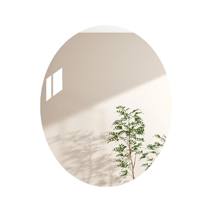 浴室镜子贴墙自粘卫生间墙面镜厕所洗面台免打孔亚克力高清化妆镜