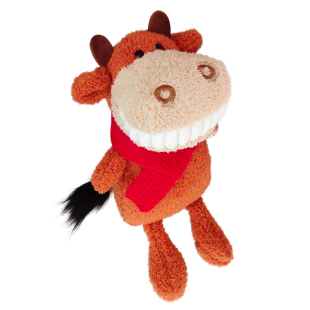 大牙小牛公仔毛绒玩具布娃娃可爱丑萌玩偶睡觉抱床上女孩生日礼物