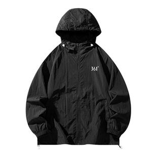 361防晒衣女新款冰感透气外套户外轻薄情侣运动服黑色风衣夹克男