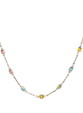 铜电镀真金锁骨链女网聚特色