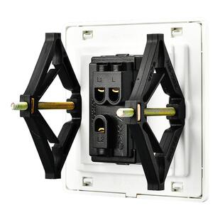 86型118暗盒修复器开关插座面板底盒接线盒无底盒插座卡扣固定器