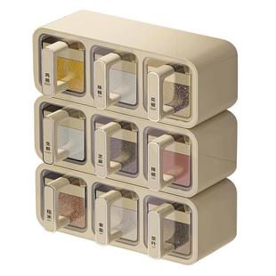 调料盒壁挂厨房盐味精佐料调味品收纳盒家用高端墙挂式调味罐套装