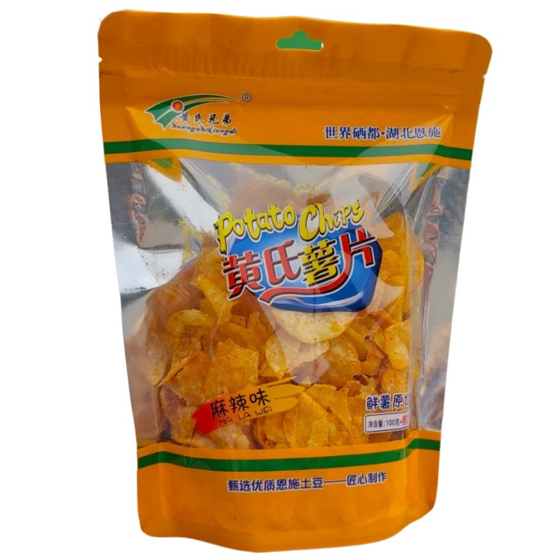 黄氏兄弟薯片网红办公室特价小零食锅巴猫耳朵恩施特产食品下午茶