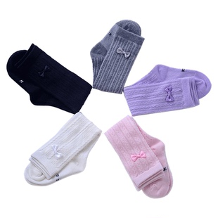 拉夏莉亚婴儿袜宝宝松紧口袜子中筒袜女婴幼儿袜儿童袜女宝袜秋