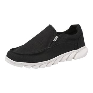 Tt&Mm/汤姆斯轻便男鞋软底防滑一脚蹬帆布鞋时尚夏季透气百搭布鞋