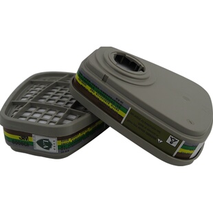 3M6006CN滤毒盒防有机蒸气甲醛氨气多种气体实验室装修化工厂滤盒