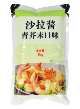 丘比芥末口味沙拉酱袋装炸鸡热狗