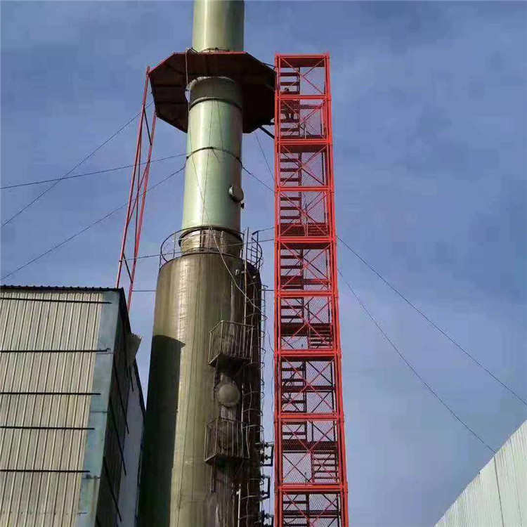 桥梁基坑组装式安全梯笼建筑施工上下行人爬梯箱式墩柱安全防护笼