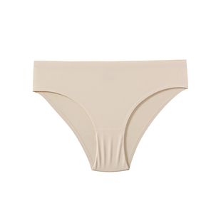 CINOON欧美风一片式冰丝无痕女士内裤新款纯色低腰速干透气三角裤