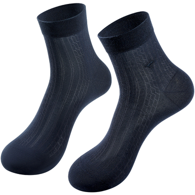 七匹狼桑蚕丝袜子男中筒丝袜薄款