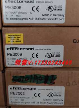 议价IFM PE3002 PE3009 PE2099 PE3003 PE7002 易福门 全新原装正