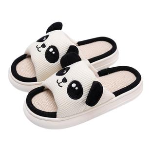 厚底棉麻拖鞋男款家居室内吸汗透气家用情侣棉布汗脚亚麻拖鞋春夏