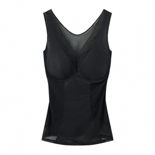 新款致塑体雕衣桑蚕丝收腹塑身衣免穿文胸美背天然乳胶蕾丝美体衣