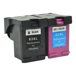 DAT适用惠普 officejet 4650/ENVY4520 2130 2131 3630 3830 3632 F6U61A U62A打多功能一体机墨盒 63XL墨水