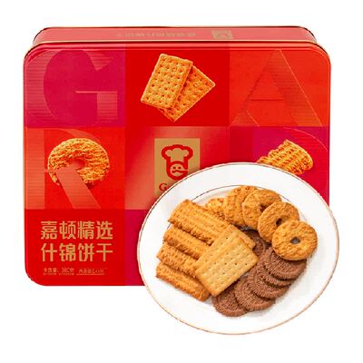 嘉顿精选什锦酥性曲奇饼干