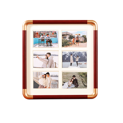 三六九宫格相框仿铜角小卡展示架