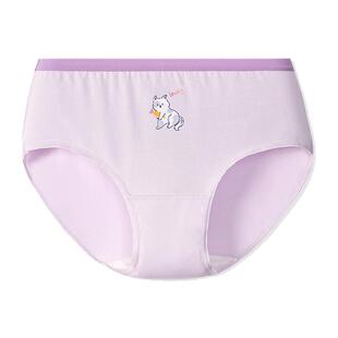 久岁伴儿童内裤女童三角短裤中大童女孩学生透气不夹屁股组合装