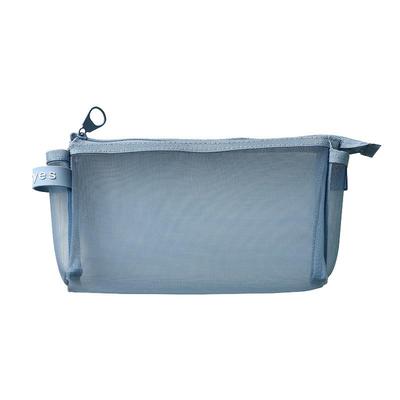 透明网纱大容量笔袋莫兰迪