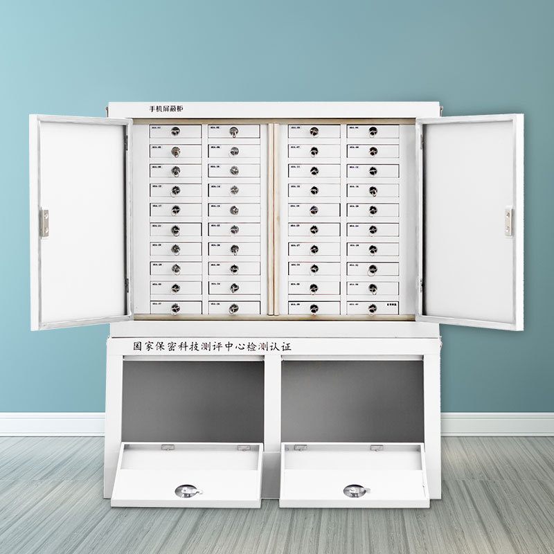 手机柜信号屏蔽柜会议室存放柜考场物理屏蔽柜无需通电保密柜厂家