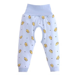 宝宝开档夹棉裤婴儿薄棉裤开档春秋冬保暖裤表里纯棉高腰护肚裤