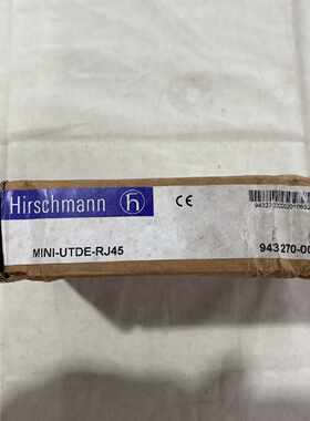 议价HIRSCHMANN赫斯曼转换插头MINI-UTDE-RJ45通讯接头转换头