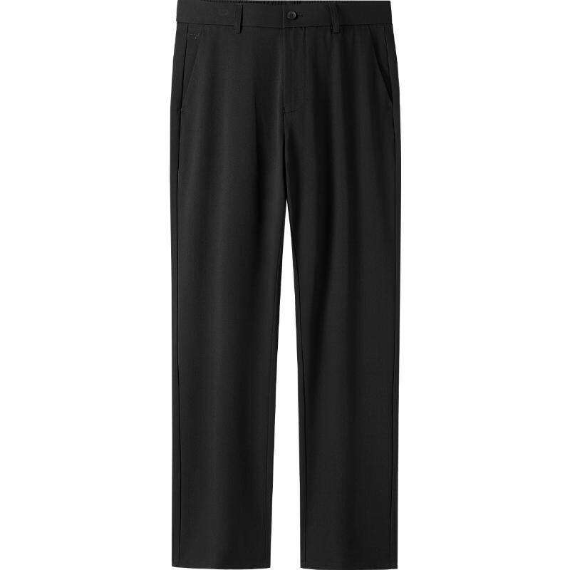 HLA/海澜之家轻商务免烫直筒长裤26春夏季新款通勤弹力休闲裤男士