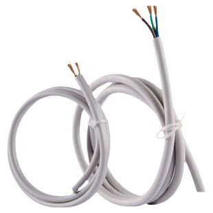 公牛电线家用纯铜芯软护套线3三芯线1/1.5平方粗电缆线电源连接线