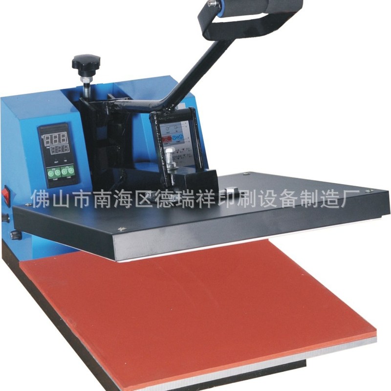 德瑞祥手动烫画机 服装面料转印机压烫机厂家