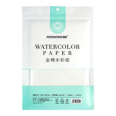 遵爵水彩纸300g棉浆水彩本尊爵全棉便携水彩本随身明信片32k16k细纹中粗水彩画专用素描画纸油画棒手绘画画纸