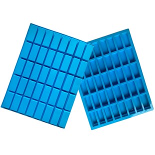 水晶鸭舌皮冻模具40连小长方形冷菜鹅肝龙虾蟹肉造型摆盘硅胶磨具