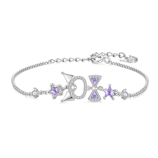 库洛米三丽鸥儿童女孩纯银手链初中女生10岁12女童新年生日礼物女