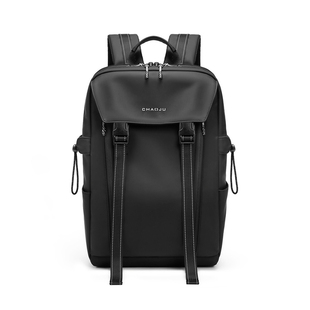 潮句chaoju新款双肩包男轻便通勤书包大学生女电脑背包户外旅行包