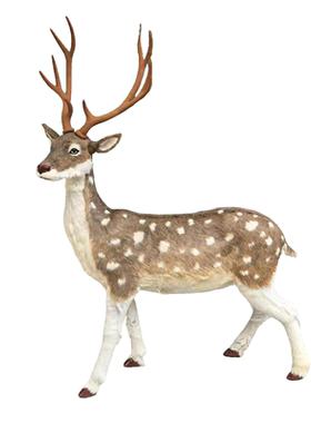 仿真梅花鹿大型动物模型鹿摆件