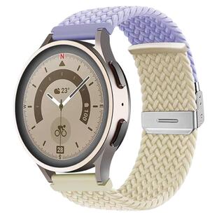 编织纹适用华为手表gt2拼色尼龙GT3回环watch3表带4pro弹力22新款