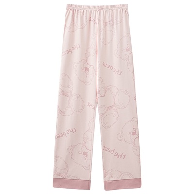 【浪莎】官方正品纯棉长裤睡裤女