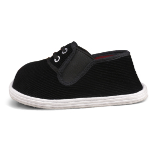 秋冬加绒保暖儿童布鞋老北京手工千层底男女宝宝棉鞋 1-9岁软防滑