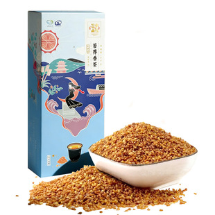正中苦荞茶268g礼盒装四川大凉山全胚荞麦茶代用茶正品官方旗舰店