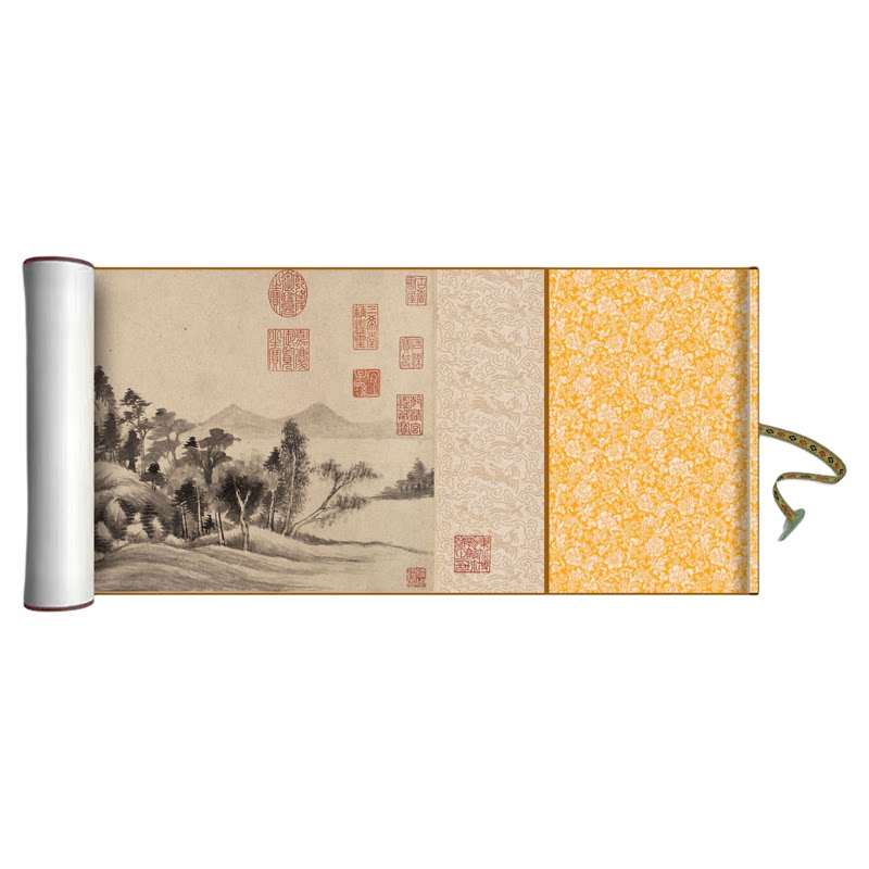 董其昌《潇湘白云图》高清装饰画