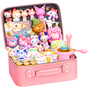 新年火漆印章套装大礼包全套蜡粒铜制章头儿童礼物手工DIY解压生日礼物送女孩子玩具礼盒高端火气火星印章