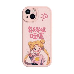 美少女战士iPhone14手机壳16苹果15新款女13Promax水冰月12mini少女心11卡通xs可爱x女8plus小羊皮xr硅胶7p套