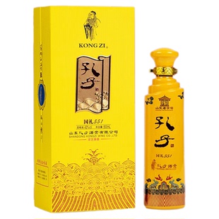 孔子国礼酒浓香芝麻香型纯粮食酒礼盒装高档送礼长辈商务宴请礼品