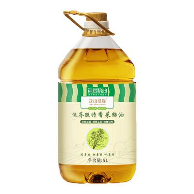 龙山绿缘低芥酸非转基因菜籽油