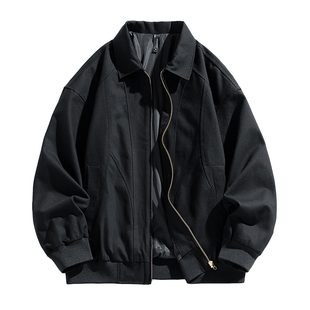 迈特优美式cleanfit短款外套男女春季潮牌解构拼接飞行员翻领夹克