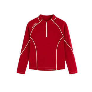 糯糯衣男童t恤长袖春秋儿童半高领红色本命年打底衫加绒卫衣女童