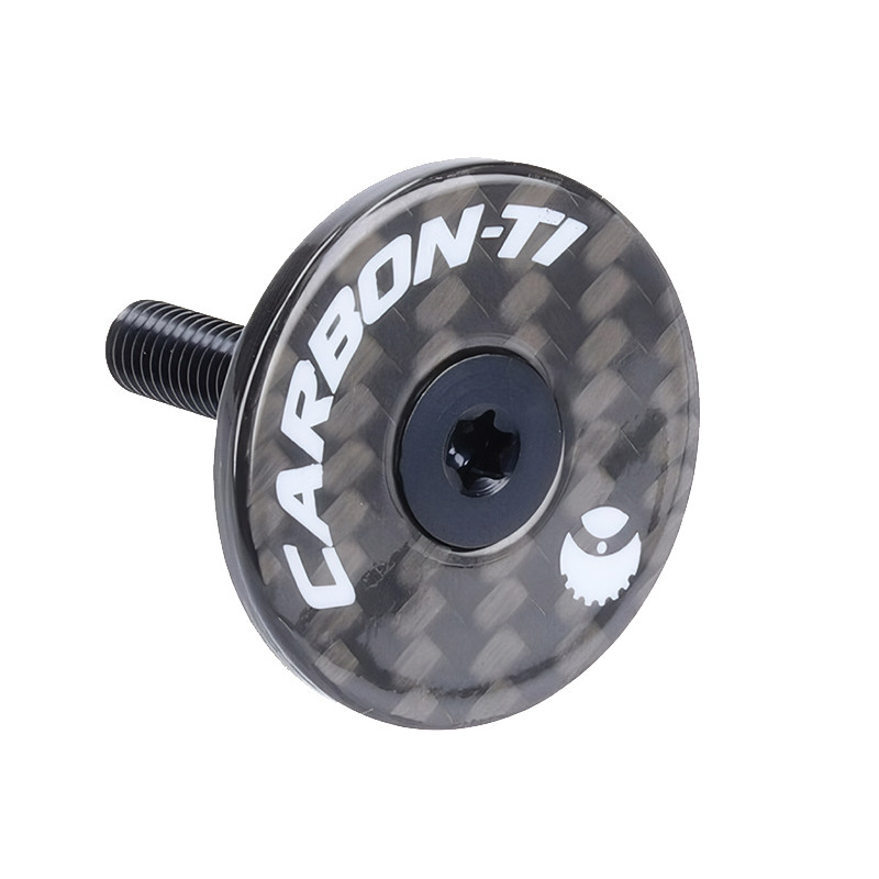 Carbon-Ti X-Cap自行车碗组顶盖超轻碳纤维钛合金山地公路车顶盖