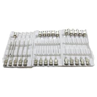 注射器304不锈钢点胶 兽用针头4号7号9号12号16#号斜口铁针头10支