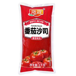 海霖番茄酱番茄沙司1kg商用薯条汉堡手抓饼意大利面酱烤肉番茄酱